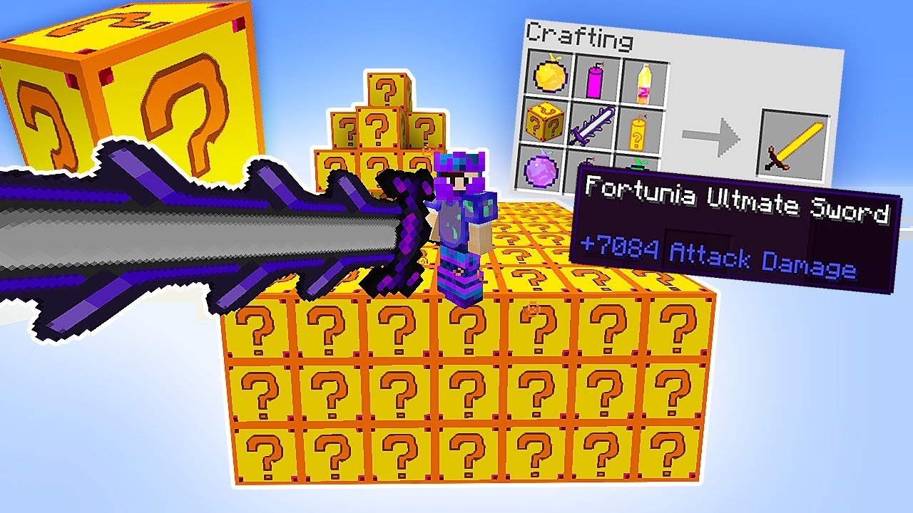 Fortunia Lucky Block Mod (1.8.9) – Magic of the Fortune Power