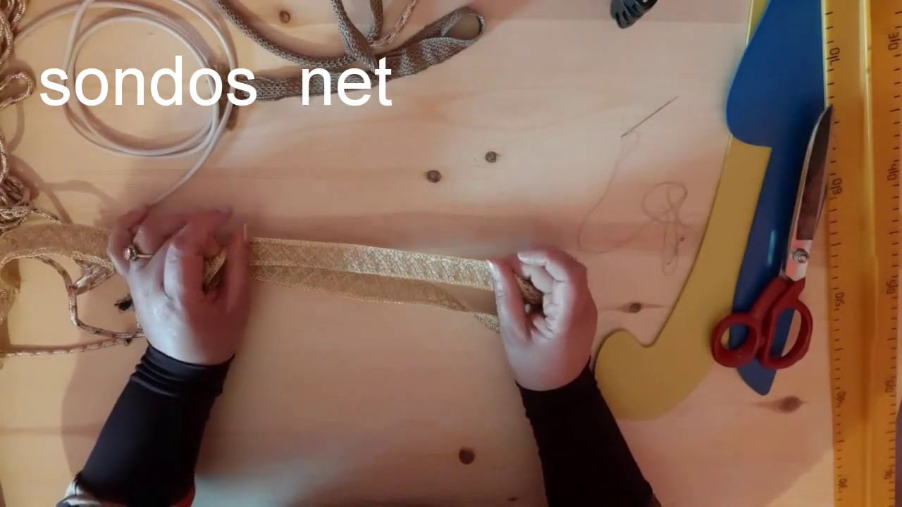 لأول مرة على اليوتيوب فكرة حصرية وسهلة للمبتدئين   تعوض العقاد في #القفطان المغربي