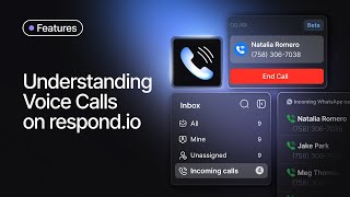 How to make WhatsApp and VoIP calls from an Omnichannel Inbox | Respond.io Video Guide screenshot 1