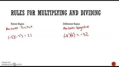 1.6A Multiplying and Dividing by Real Numbers