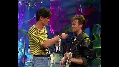 Cutting Crew - Short Interview Nick Van Eede TopPop 1986