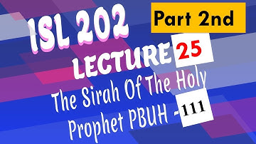 Isl202  Lecture 25 _2nd PART_short question & Mcqs_easy to learn