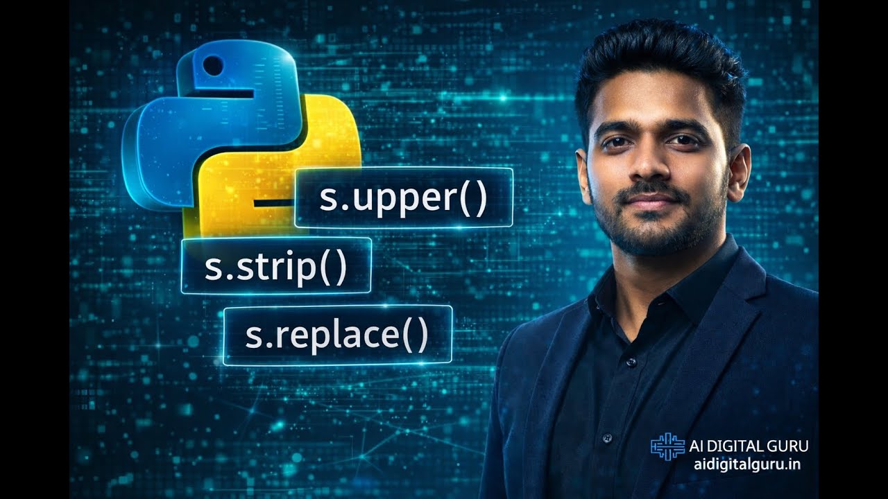 Advanced Python String Methods Explained in Hindi