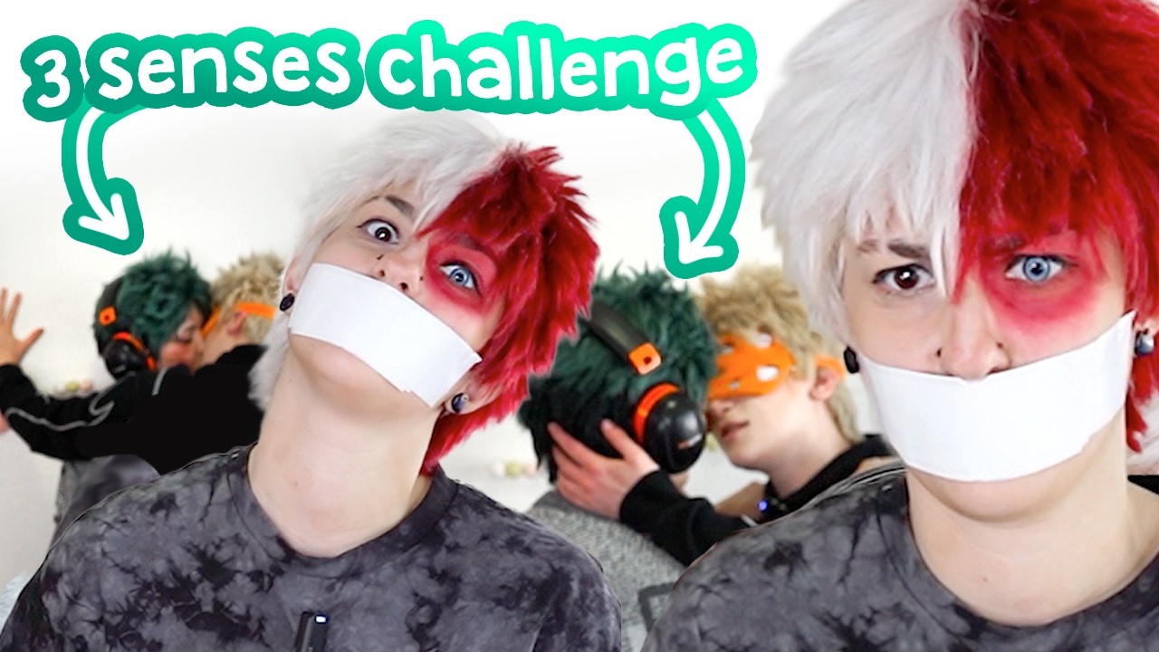 Can We Bake A Cake With Only 3 Senses? (Part 3) | My Hero Academia Cosplay