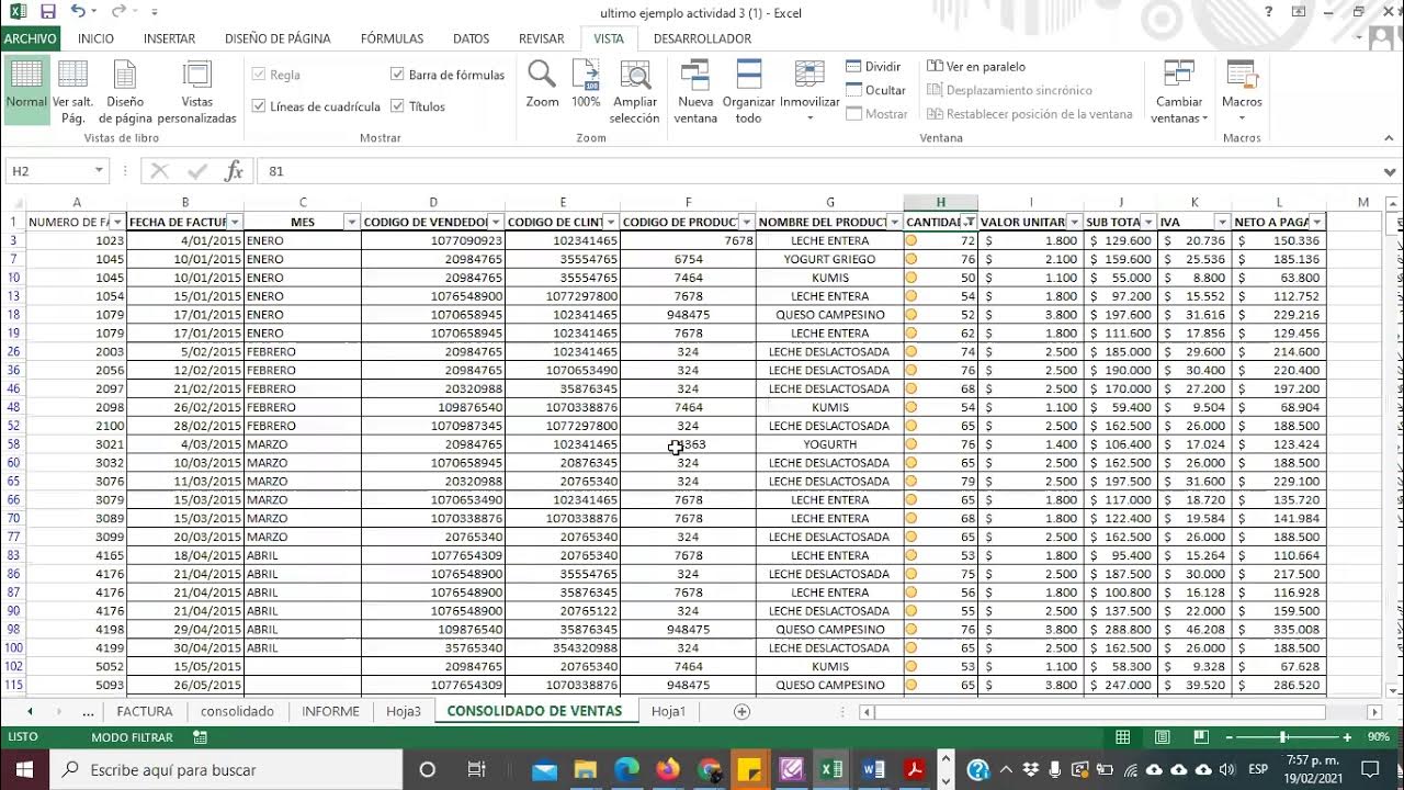Excel 19 21. Excel 19 21