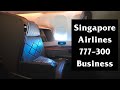 Singapore Airlines Business Class 777-300