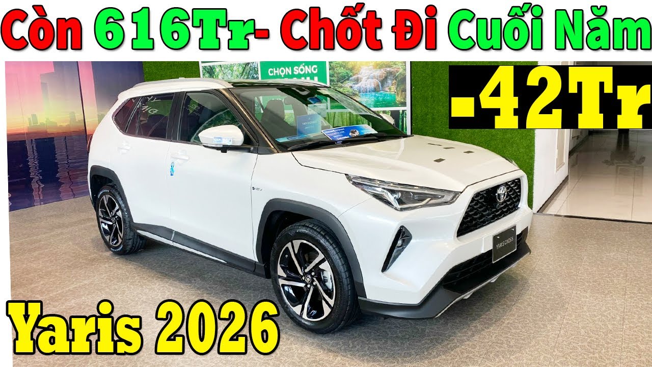 ✅Giá Khuyến Mại Toyota Yaris Cross Tháng 2 Mới, Còn 616Tr Đua Xforce| Lăn Bánh Yaris Cross| Topcarvn