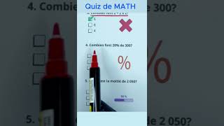 Impossible de faire 6/6 Quiz de Mathematiques #quiz #culturegenerale #mathématiques #cultureg
