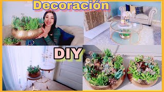 Diy Primavera 2020 Ideas Para Decorar Tu Casa Elegante Con Suculentas Naturales Spring Decor Ideas