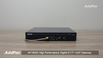 AP1800K High Performance Digital E1/T1 VoIP Gateway(고성능 디지털 E1/T1 VoIP 게이트웨이)