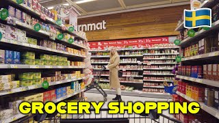 Swedish Supermarket Shopping Walk  Grocery Store ICA (with commentary & price comparison)