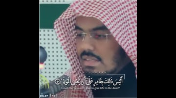 " أَيَحْسَبُ الْإِنسَانُ أَن يُتْرَكَ " تلاوة نادرة لغريد الحرم الشيخ ياسر الدوسري