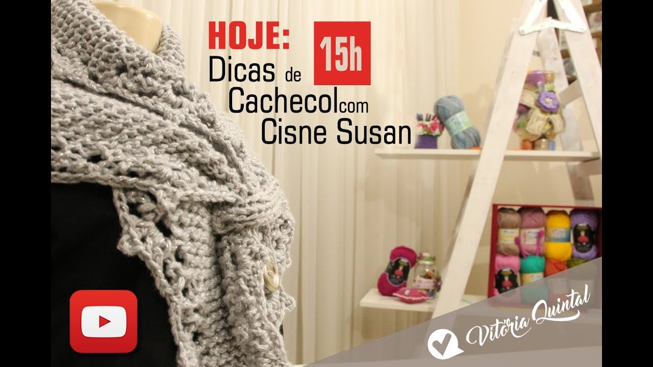 Aprenda a fazer um pelerine com fio Susan e Vitória Quintal #13