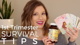First Trimester Survival Tips! Morning Sickness & More  // Laura