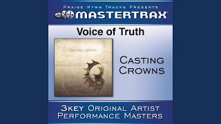 Voice Of Truth (Low without background vocals) ( [Performance Track])