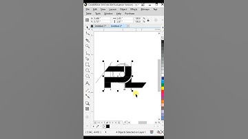 CREATIVE PL LOGO DESIGN IN CORELDRAW #shorts #shortsvideo
