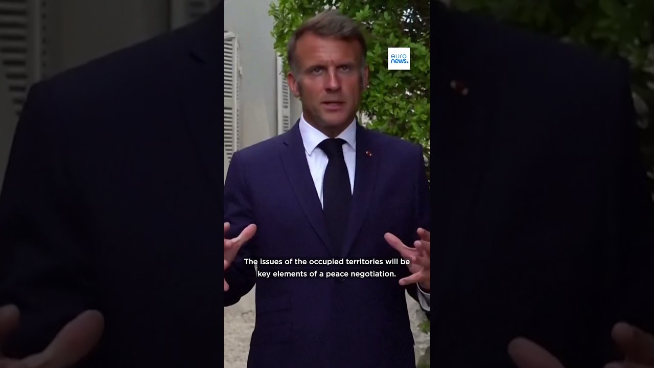 French President Says Trump Was Very Clear The US Wants To Achieve A Ceasefire At Alaska Summit
