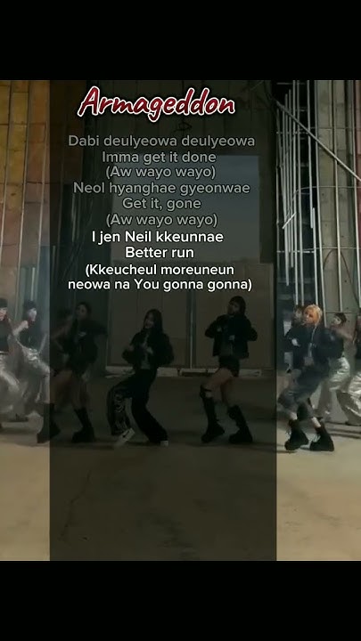 Aespa_ARMAGEDDON Easy Lyrics #aespa #song #lyrics #kpop #shorts #short