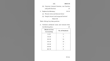 BCOC 134 Business Mathematics and Statistics | previous year question paper | important question 🔥