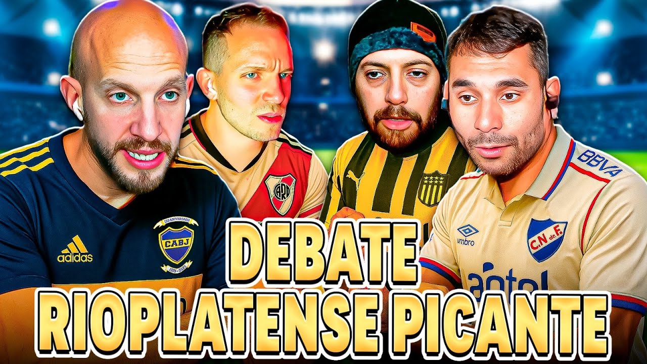Debate bien termo Boca River Peñarol Nacional