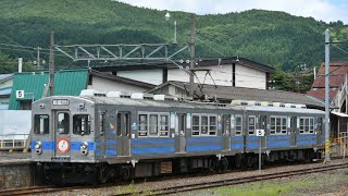 弘南線7000系 大鰐駅発車