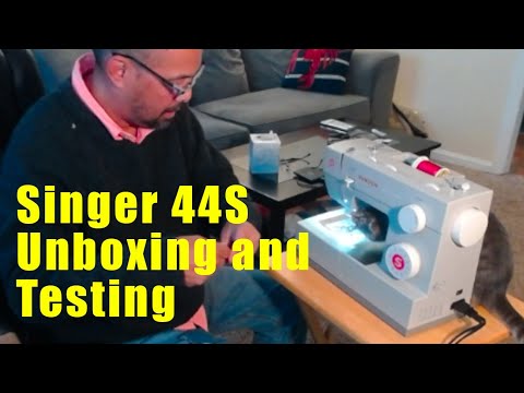 Singer 4423 Heavy Duty  Unboxing +Test 