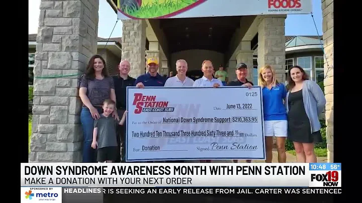 Down Syndrome Awareness Month with Penn Station thumbnail