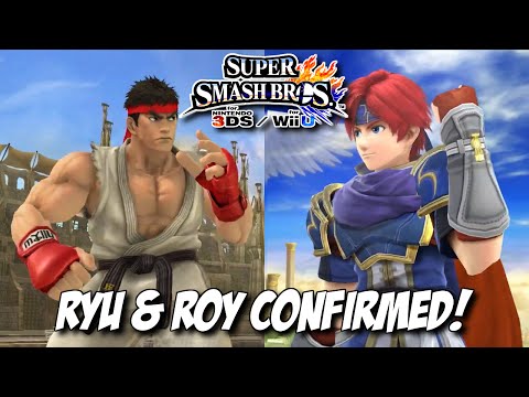 Video: Street Fighter's Ryu In Fire Emblem's Roy Sta Se Odpravila Do Super Smash Bros. 3DS In Wii U