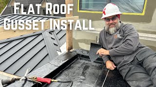 Flat Roof - Gusset Install