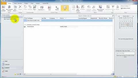 Export Outlook 2010 Contacts & AutoComplete Cache