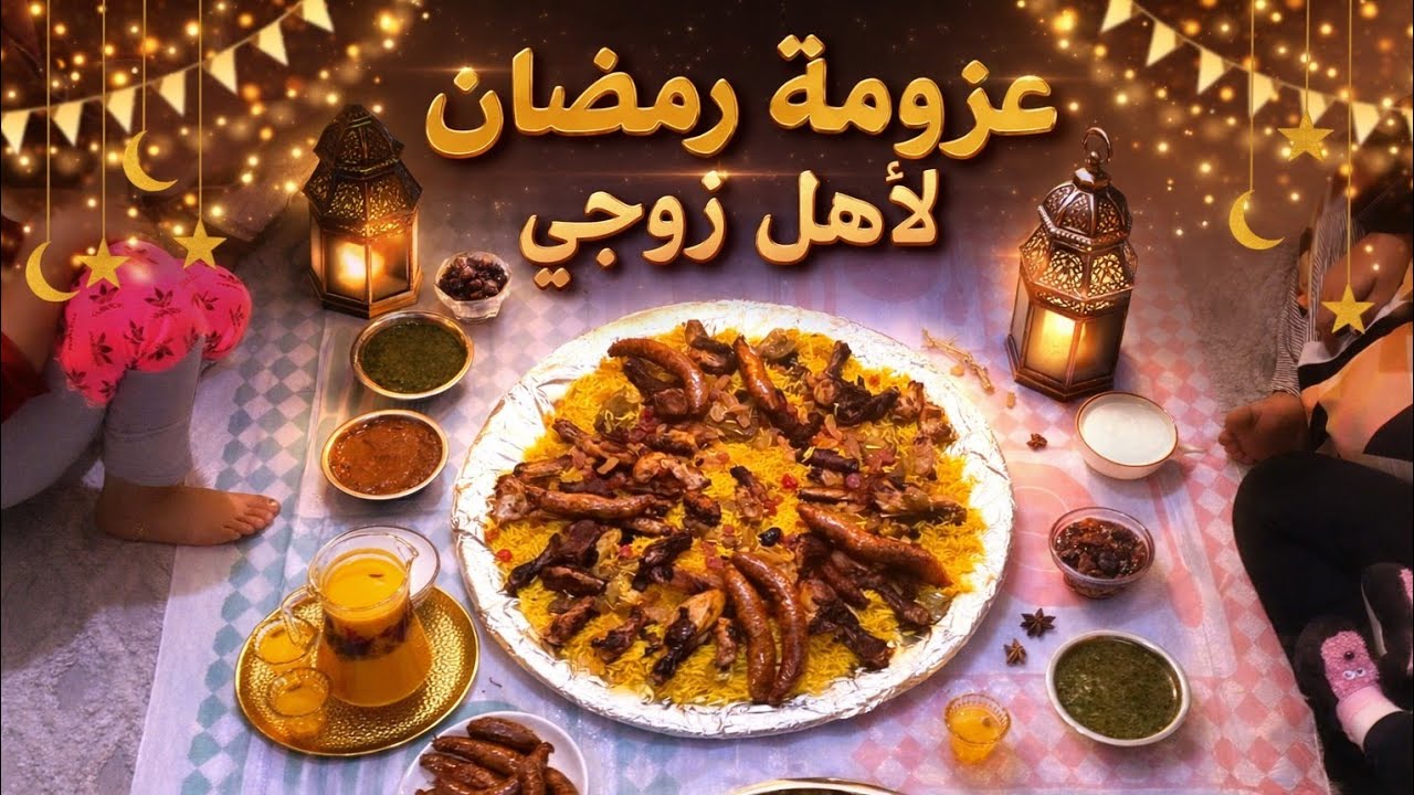 عزومه أهل زوجي يارب ما يقطع لنا عاده.. عملت كل حاجه بحب يارب أكون فرحتهم