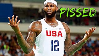 DeMarcus Cousins getting Pissed Off