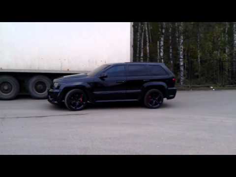 Grand Cherokee srt-8 рвёт с места!