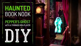 Book Nook  Haunted House #booknook #hauntedmansionbooknook