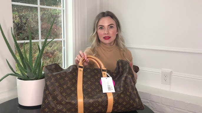 My Luxury Bag Travel Secret! Louis Vuitton Keepall 50 Reveal and Review! 