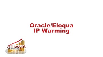 Oracle Eloqua IP Warming