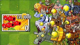 Every Random Plants LEVEL 1000 Power-Up vs ALL Final Bosses Fight! - PvZ 2 Mod Final Bosses