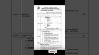 PPSC PERA official salybus public prosecutor #ppscpapers#perpration