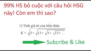 Bồi dưỡng HSG 99% học sinh làm sai bài này