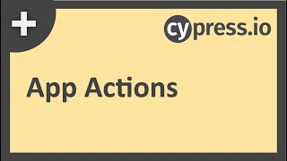 Cypress App Actions Step by Step Demo | Raghav Pal |