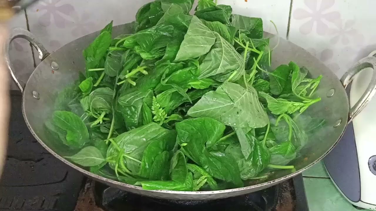 bayam hutan dimasak apakah enak?