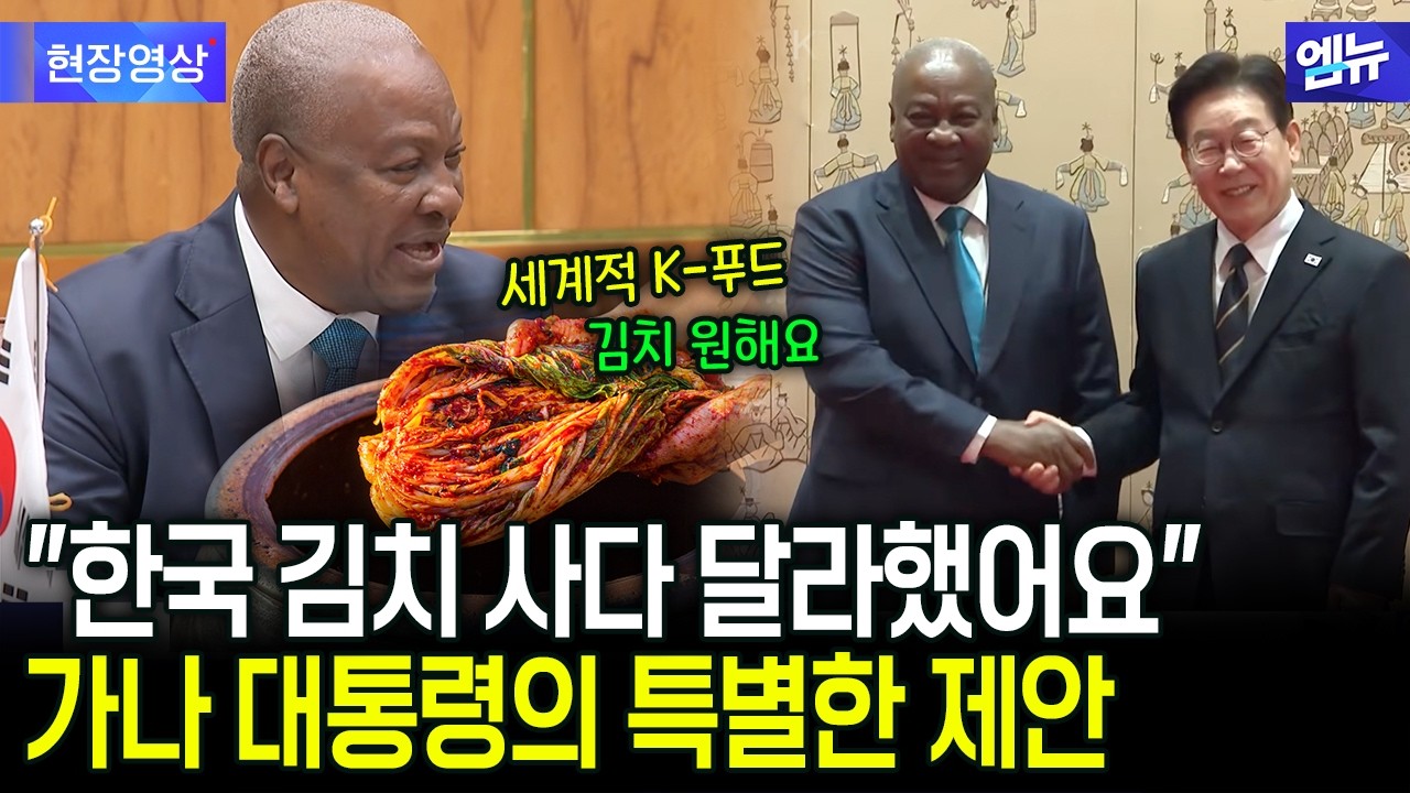 이재명-가나 마하마 대통령 첫 정상회담 현장 공개｜‘따뜻한 외교의 순간’