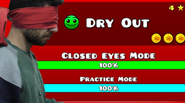 Geometry Dash - Level 4 Dry Out Closed Eyes