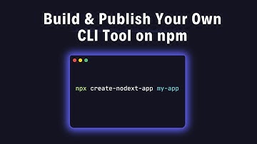 Build & Publish Your Own NPM Package with CLI Tool | Node.js Tutorial