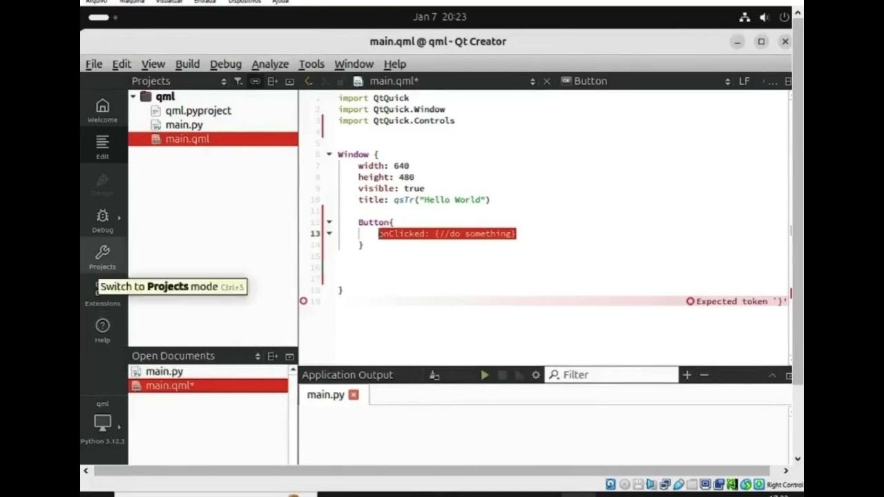 Qt Quick 6 com Python - principais componentes qml - YouTube