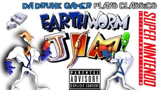 -SNES- EARTHWORM JIM (Gameplay) #DaDrunkGamer #EarthwormJim #SNES