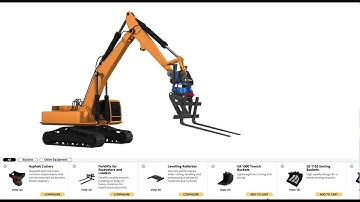 Build your own excavator- Viking Equipment Configurator.
