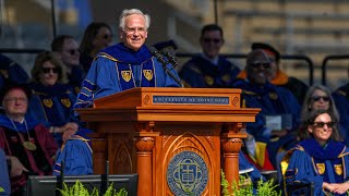 Commencement 2024: Rev. John I. Jenkins, C.S.C., delivers the Commencement Address