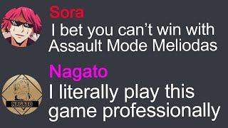 I CHALLENGED NAGATO TO WIN WITH ASSAULT MODE MELIODAS