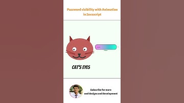 Password visibility with keyframe Animation in JavaScript #shorts #viral#javascript #viral #svg